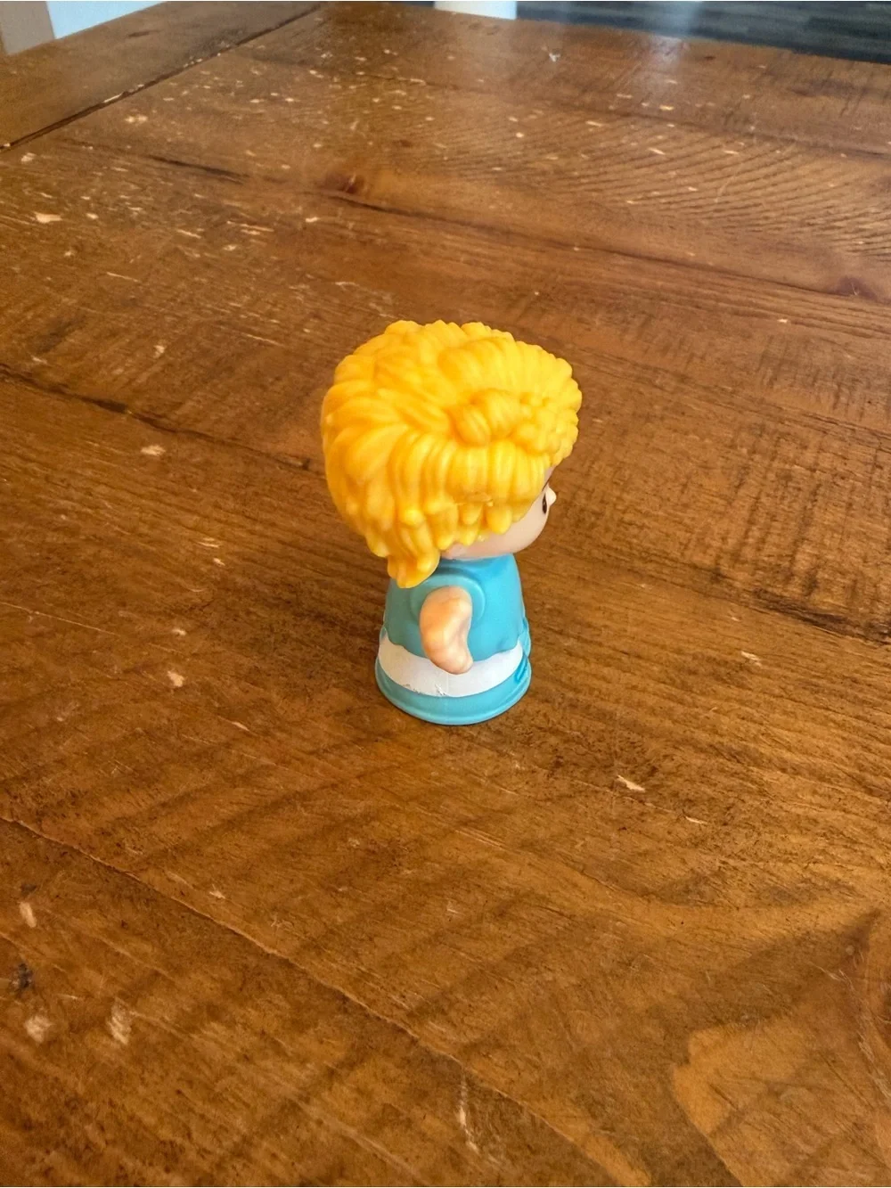 Fisher Price Little People Girl in Blue shirt as is
